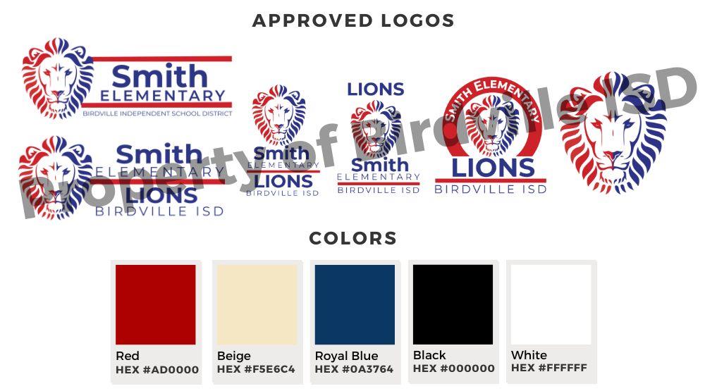 Birdville ISD logos and approved colors. Contact district for logos and details. 